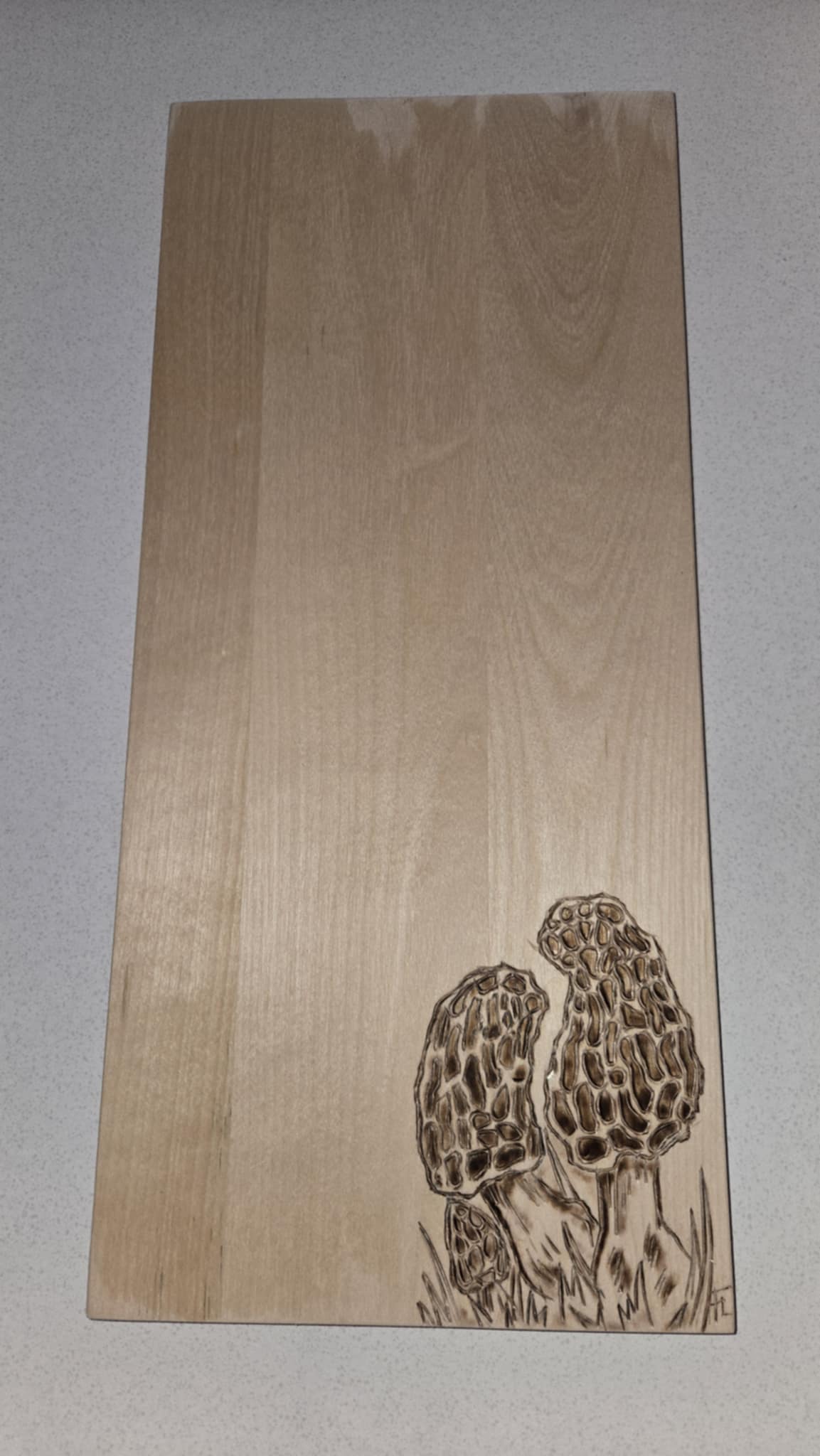 Planche en Bois - Champignons