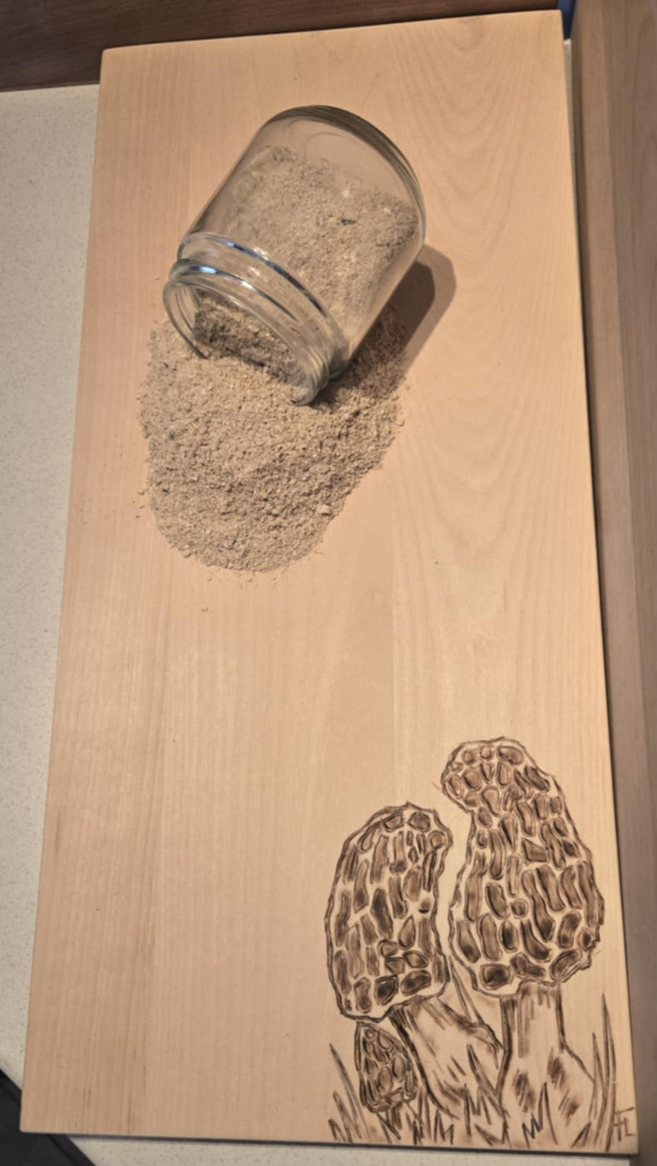 Planche en Bois - Champignons