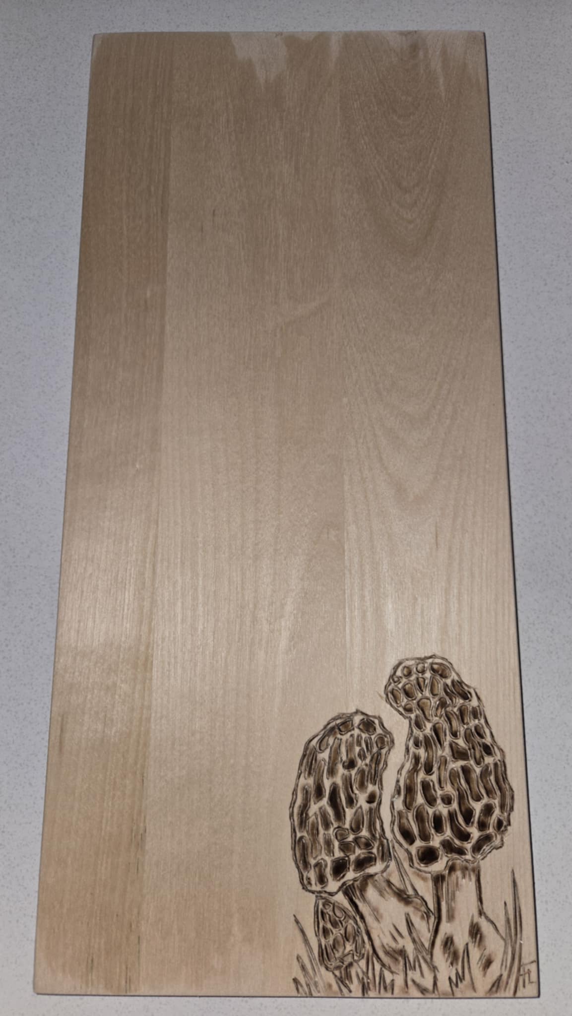 Planche en Bois - Champignons